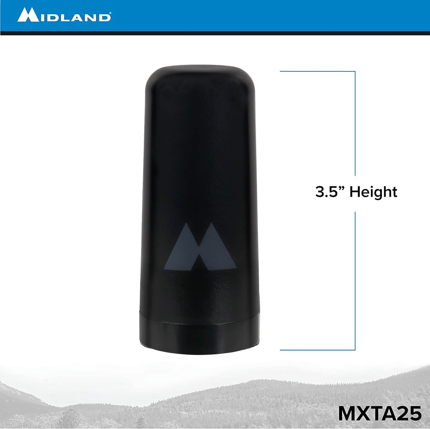 Midland MXTA25 3dB MicroMobile Compatible Gain Ghost Antenna