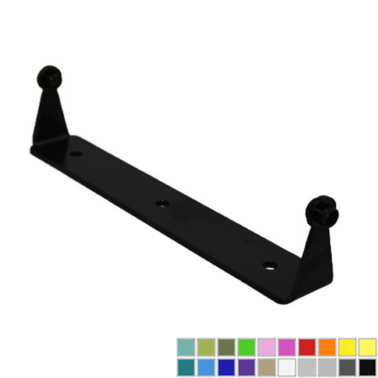 Set of black Jeep door hangers available in 20 colors, designed for 1997-current Wrangler and Gladiator models.