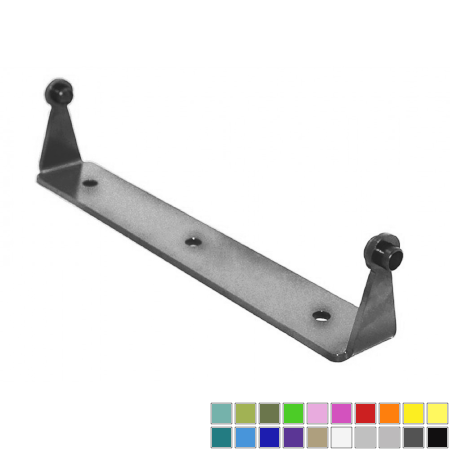 Raw wall-mounted Jeep door holders for 1987-1995 Wrangler models.