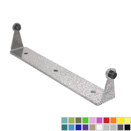 Hammertone wall-mounted Jeep door holders for 1987-1995 Wrangler models.