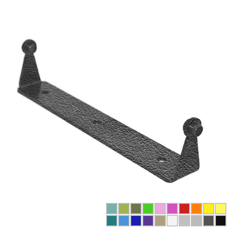 Textured black wall-mounted Jeep door holders for 1987-1995 Wrangler models.