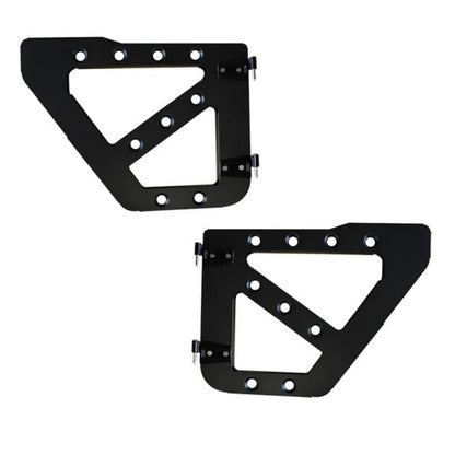 Set of rear trail doors for 2007-2018 Jeep Wrangler Unlimited JKU, built for durability and airflow.