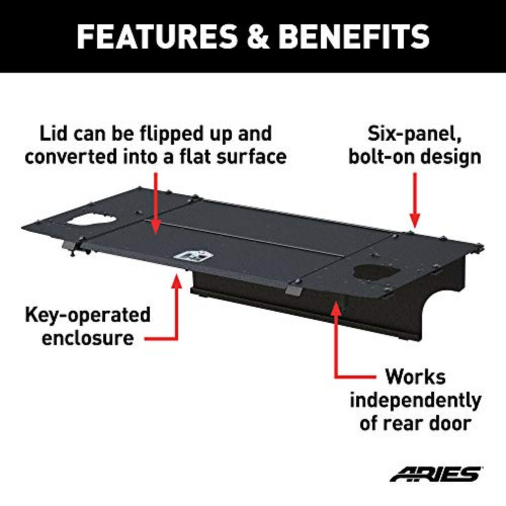 Aries Automotive - Cargo Cover - 2007-2010 Wrangler Unlimited JKU