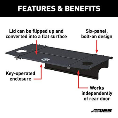 Aries Automotive - Cargo Cover - 2007-2010 Wrangler Unlimited JKU