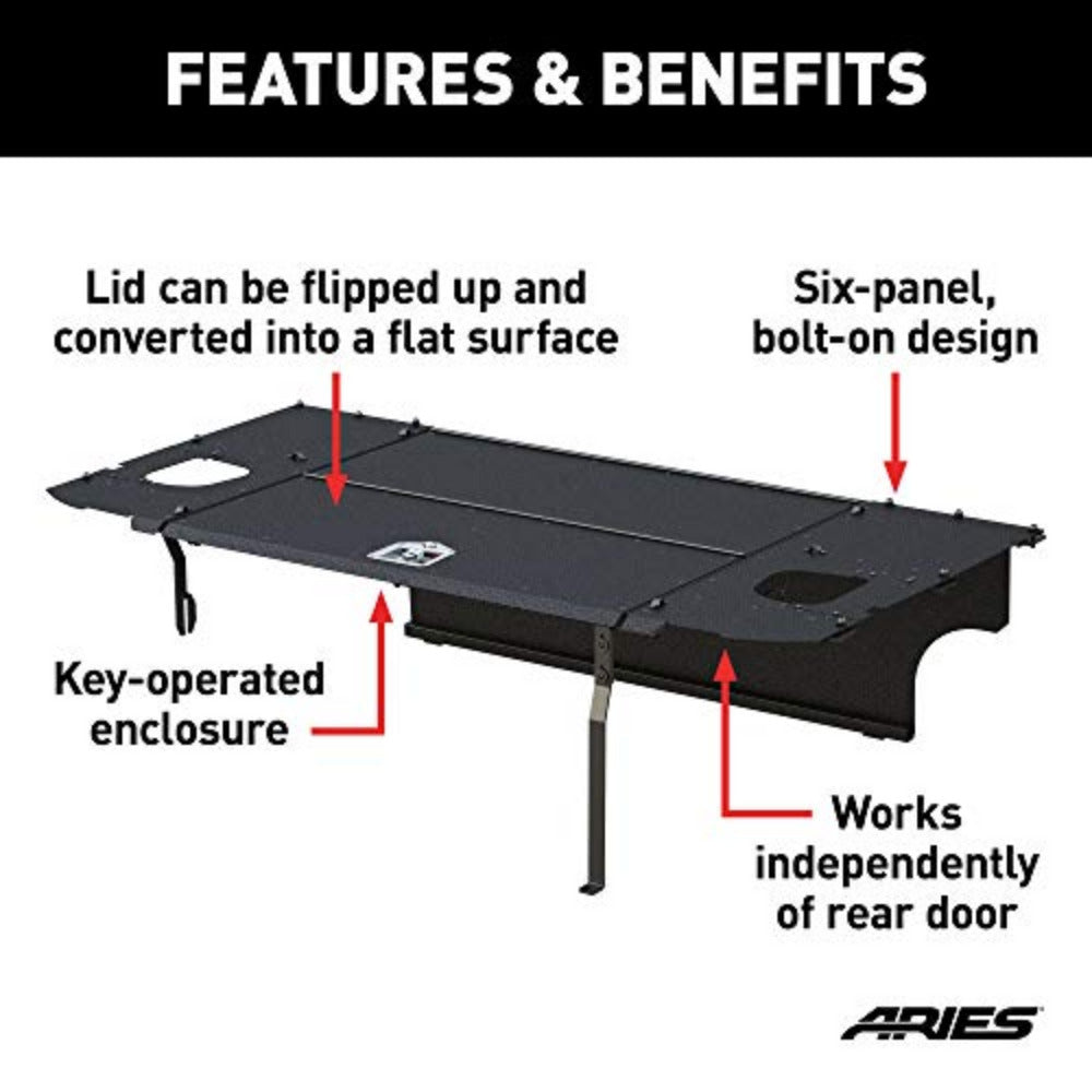 Aries Automotive - Cargo Cover - 2011-2018 Wrangler Unlimited JKU