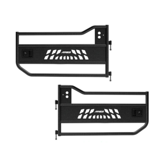 Aries Automotive - Trail Doors (Front) - 2007-2018 Wrangler Unlimited JKU