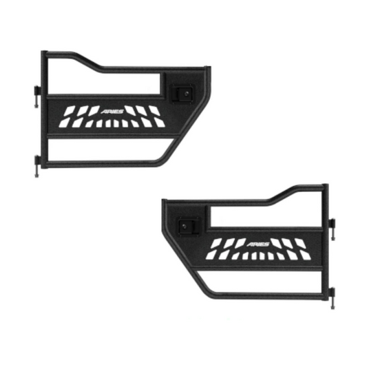 Aries Automotive - Trail Doors (Rear) - 2007-2018 Wrangler Unlimited JKU