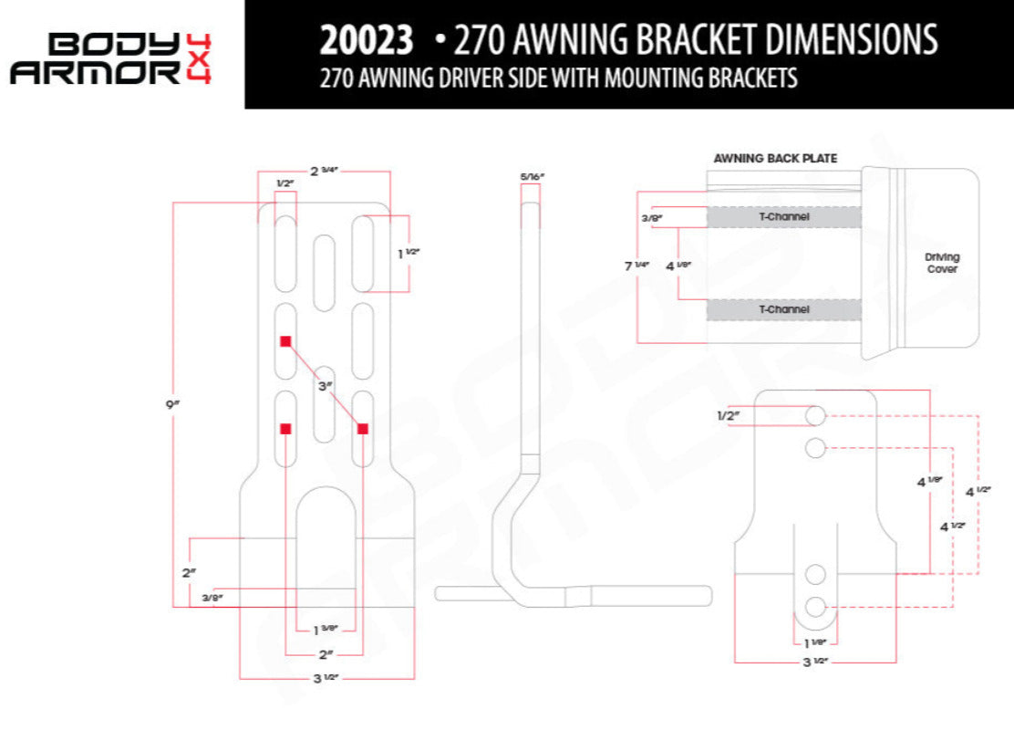 Body Armor 4x4 - 270 Degree Awning