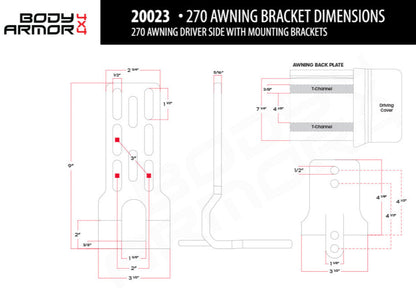 Body Armor 4x4 - 270 Degree Awning