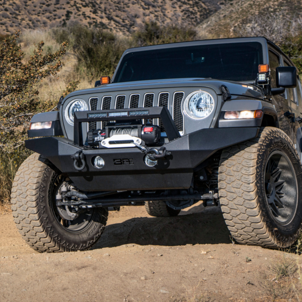 Body Armor 4x4 - Front Bumper Skid Plate - 2018-Current Wrangler/Gladiator