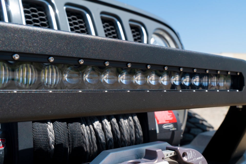 Body Armor 4x4 - Light Bar: 18" | Single Row | Combo Beam - 1987-Current Wrangler/Gladiator