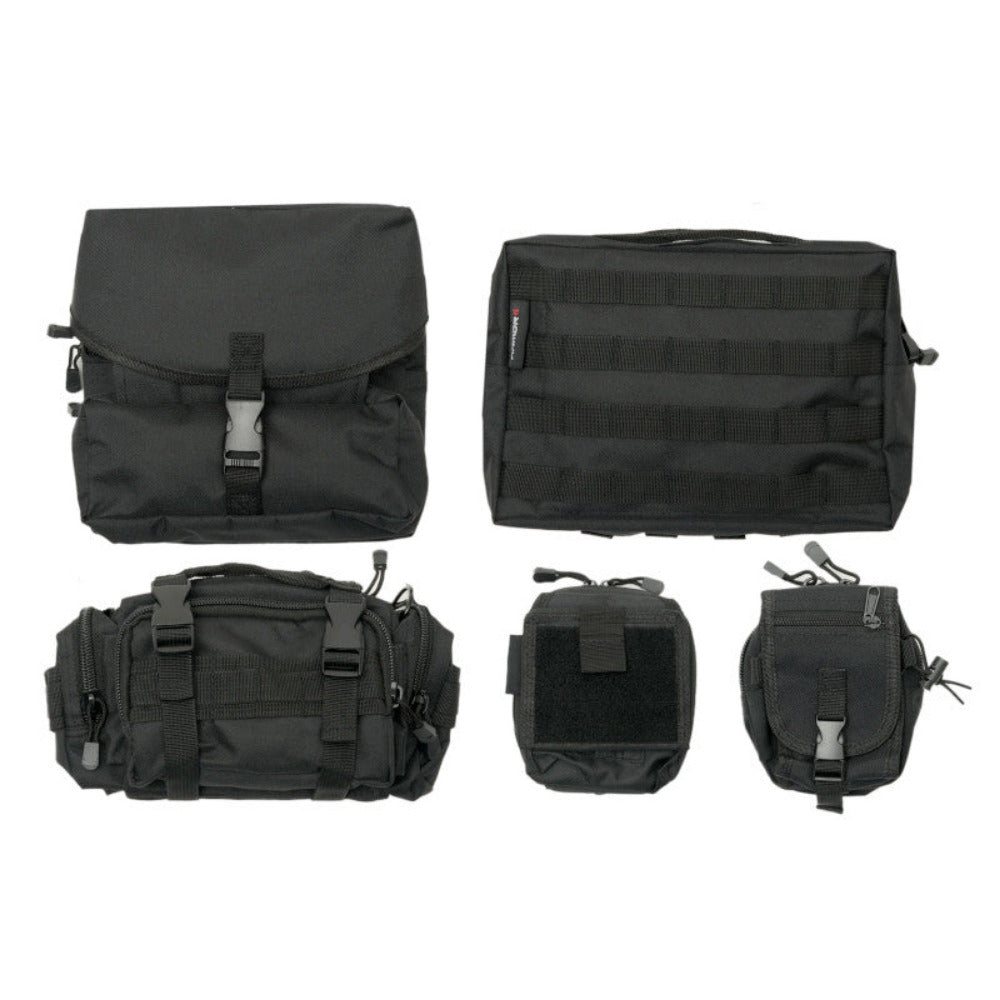 Body Armor 4x4 - Molle Bag Kit (5pc) - 1987-Current Wrangler/Gladiator