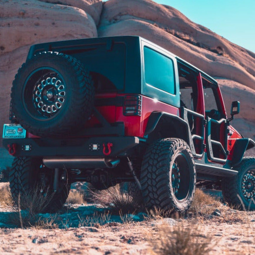 Body Armor 4x4 - Rear Bumper - 2007-2018 Wrangler