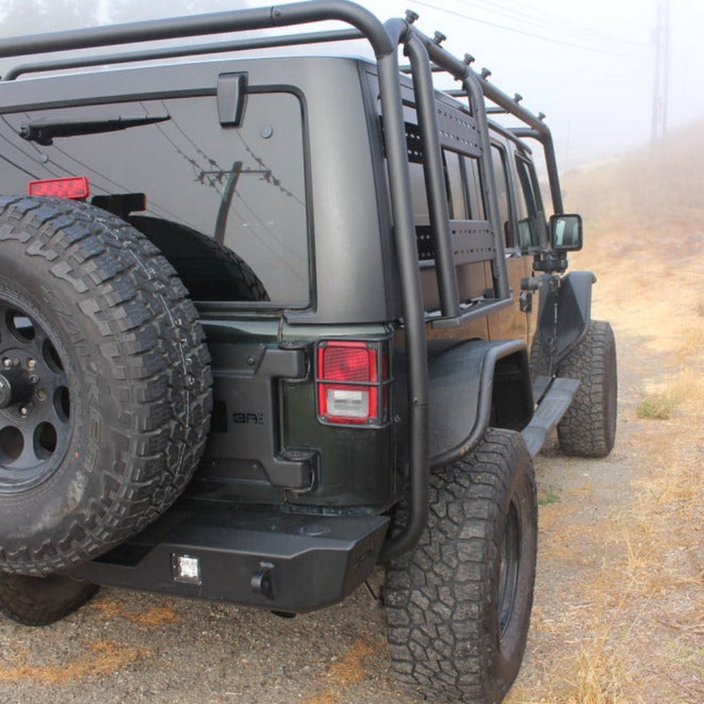 Body Armor 4x4 - Tire Carrier (Hinge Mounted) - 2007-2018 Wrangler