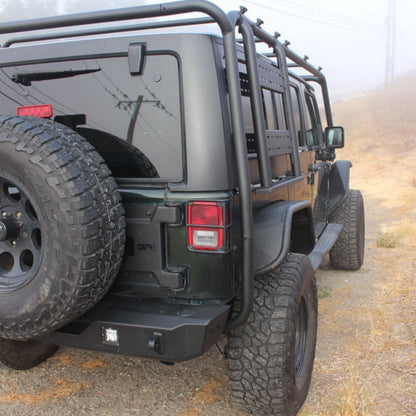 Body Armor 4x4 - Tire Carrier (Hinge Mounted) - 2007-2018 Wrangler