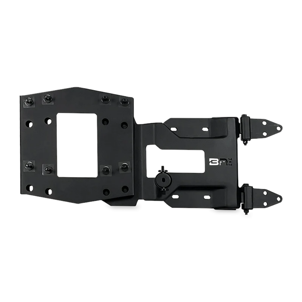 Body Armor 4x4 - Tire Carrier (Hinge Mounted) - 2018-Current Wrangler