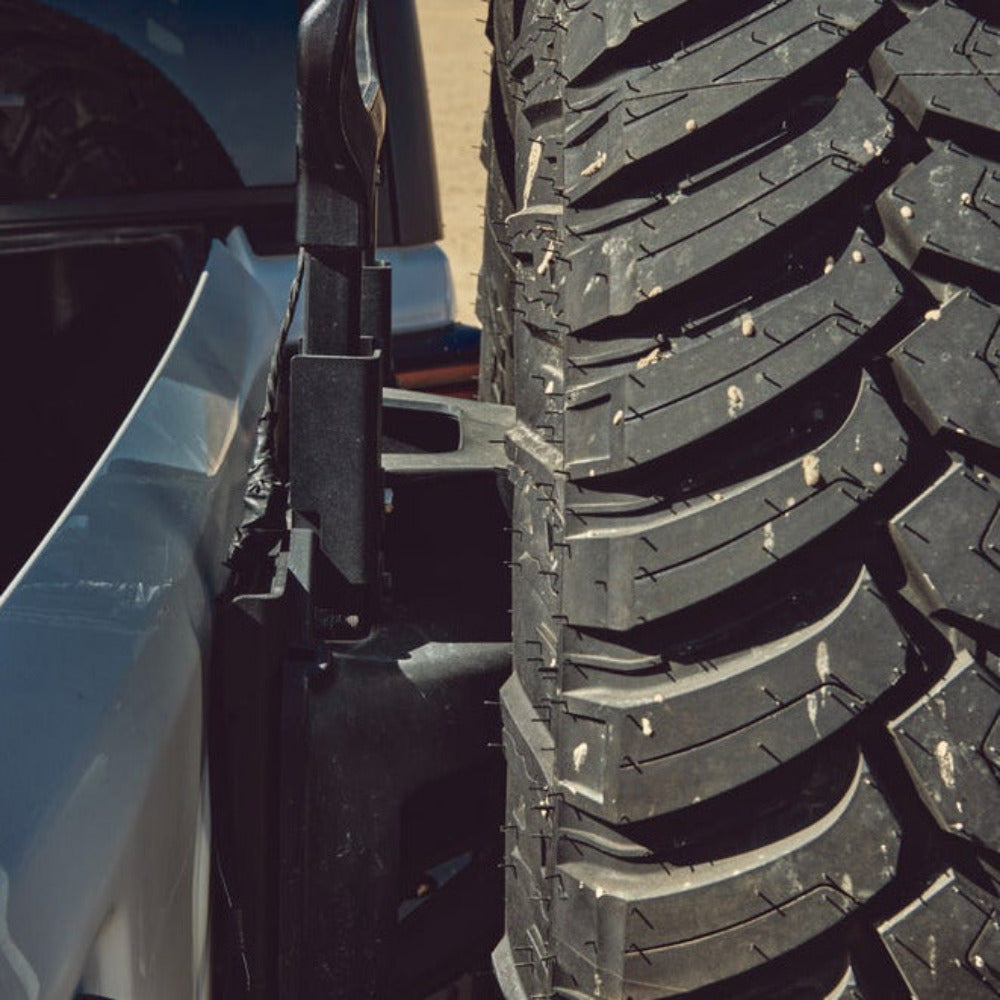 Body Armor 4x4 - Tire Carrier (Hinge Mounted) - 2018-Current Wrangler