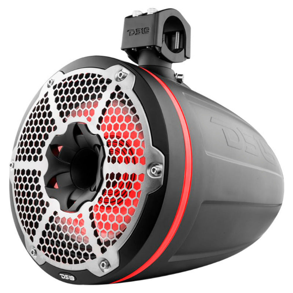 DS18 - 10 Inch, 900 Watt, RGB Marine/Car Audio Tower Speakers (Pair)