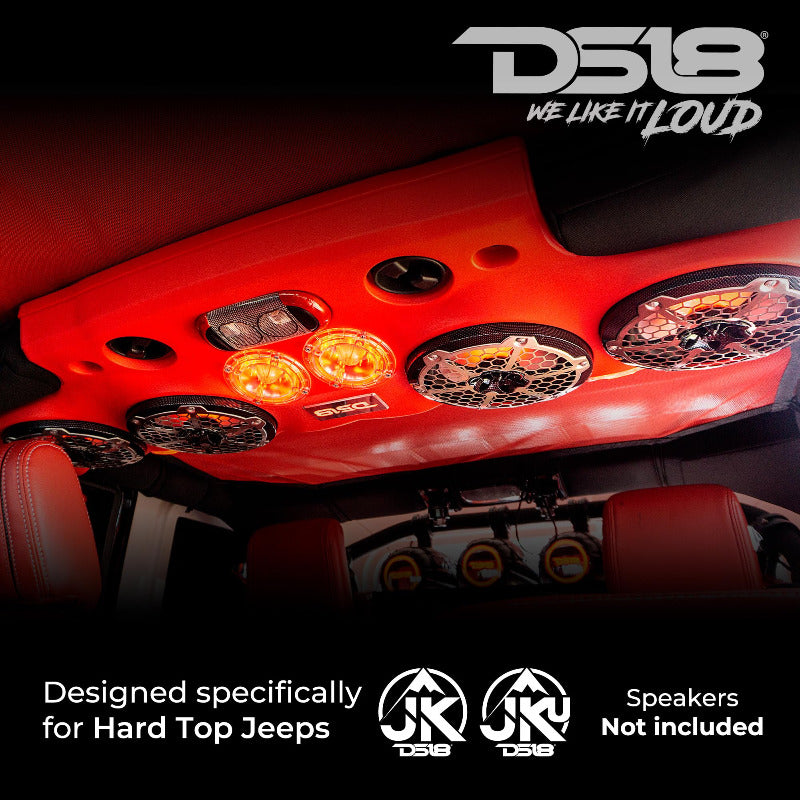 DS18 - Overhead Sound System Enclosure - 2007-2018 Wrangler