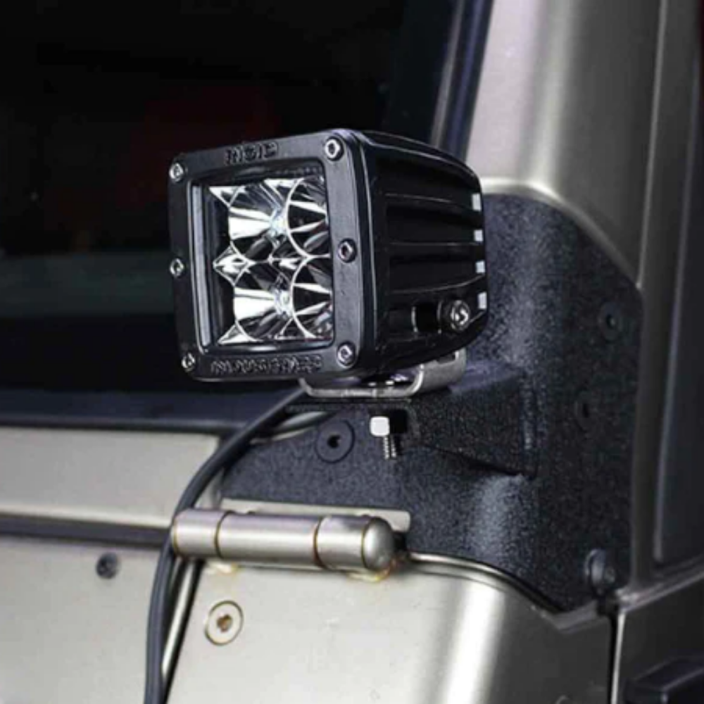 Fishbone Offroad - Cowl Light Mounts - 1997-2006 Wrangler