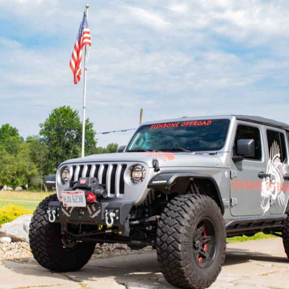 Fishbone Offroad - Front Bumper | Barracuda Series (Modular) - 2007-Current Wrangler/Gladiator
