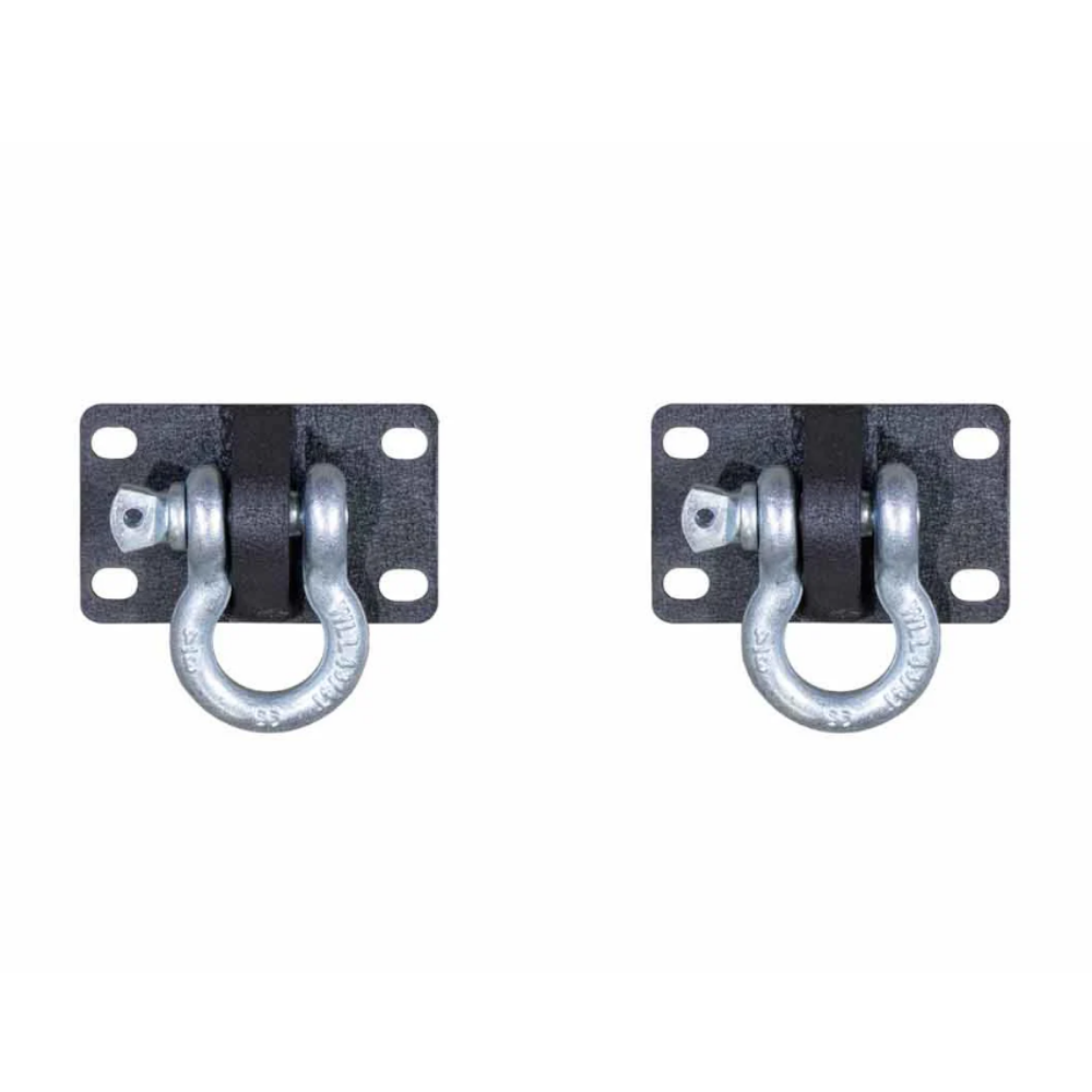 Fishbone Offroad - Front Bumper D-Ring Mounts for Barracuda Series - 2007-Current Wrangler/Gladiator