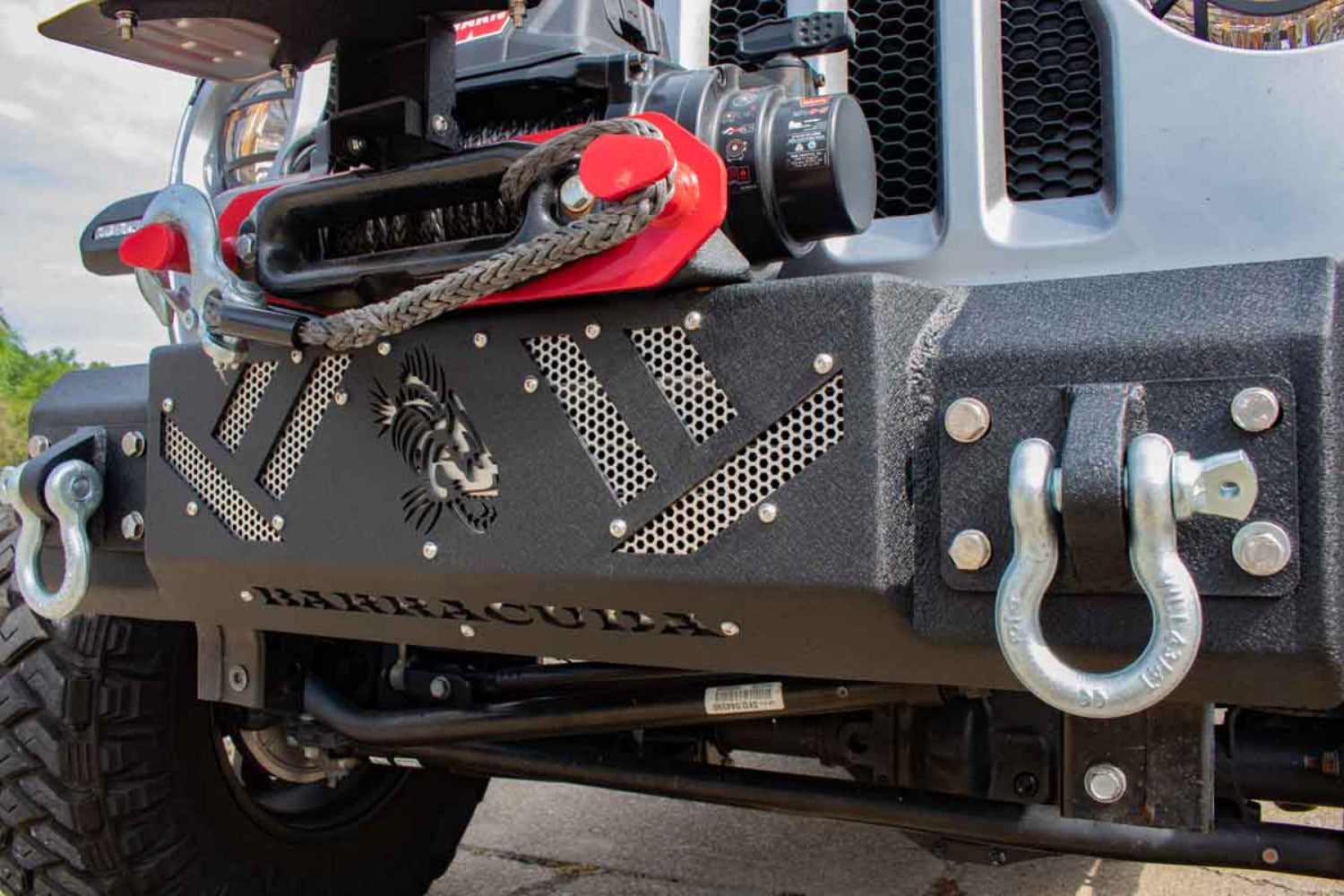 Fishbone Offroad - Front Bumper D-Ring Mounts for Barracuda Series - 2007-Current Wrangler/Gladiator