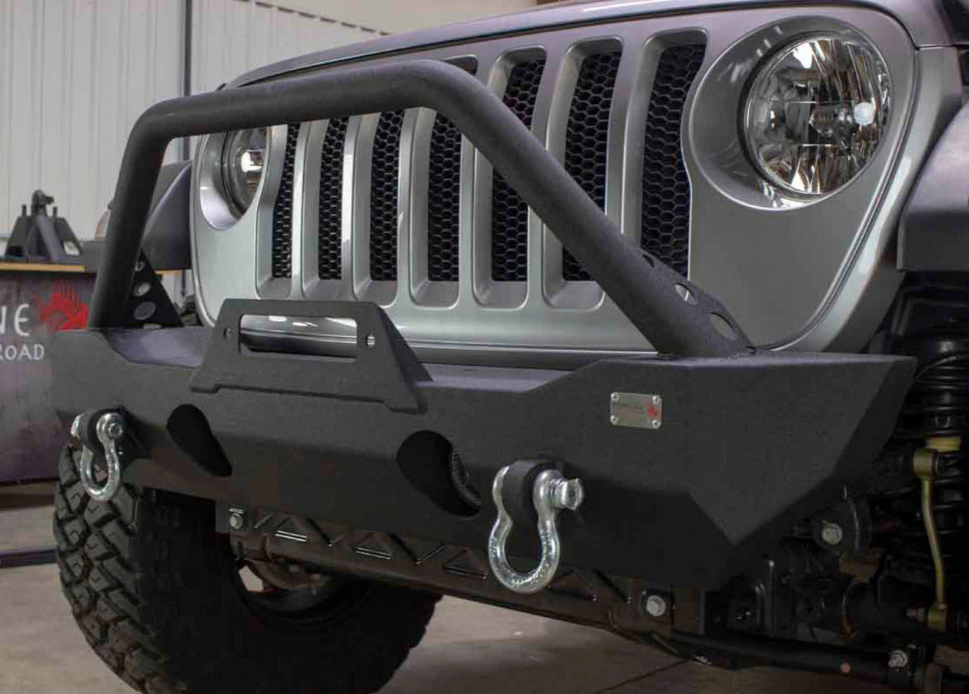 Fishbone Offroad - Front Bumper | Mako Series - 2018-Current Wrangler/Gladiator