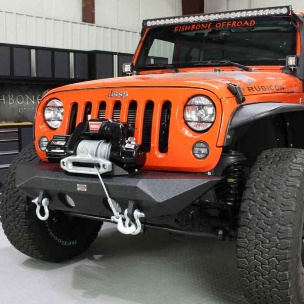 Fishbone Offroad - Front Bumper | Manowar Series - 2007-2018 Wrangler