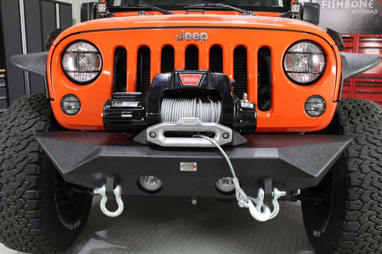 Fishbone Offroad - Front Bumper | Manowar Series - 2007-2018 Wrangler