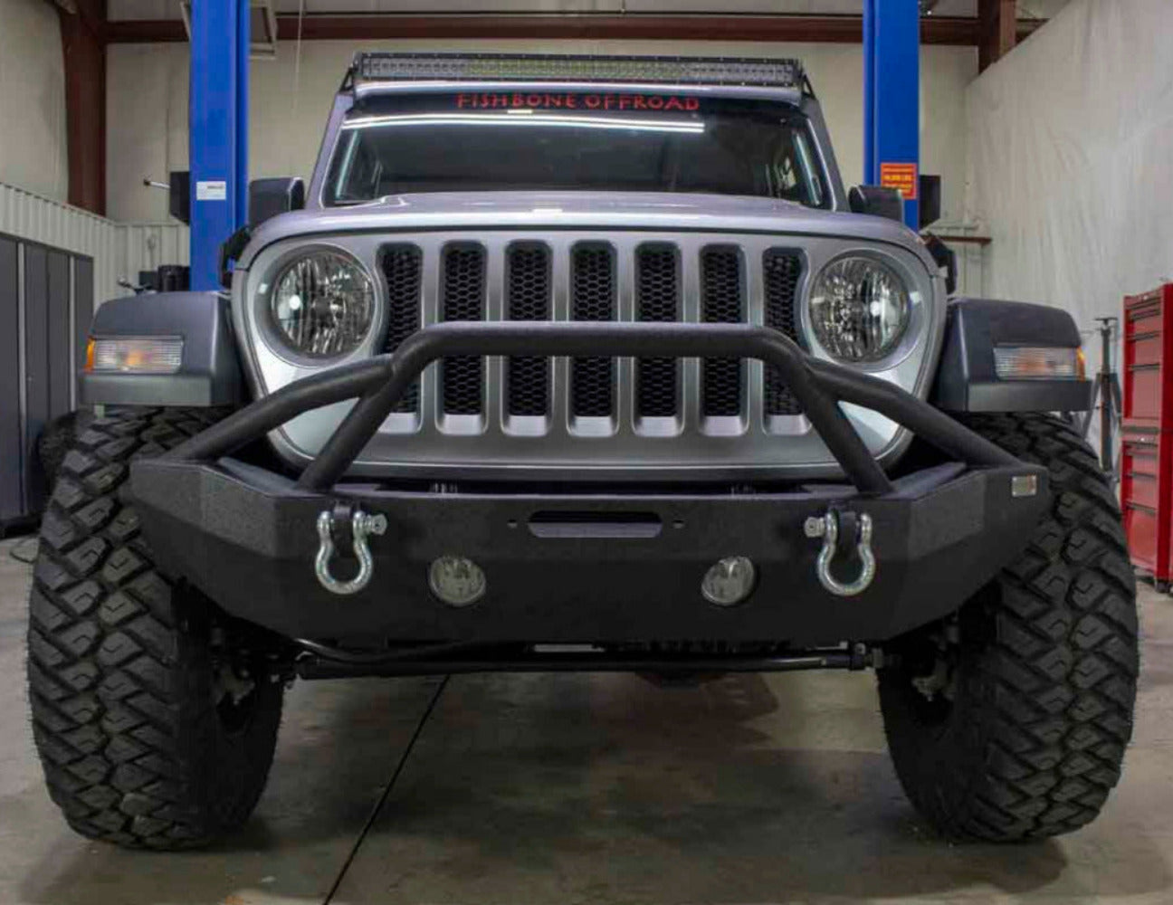 Fishbone Offroad - Front Bumper (Mid-Width) - 2018-Current Wrangler/Gladiator