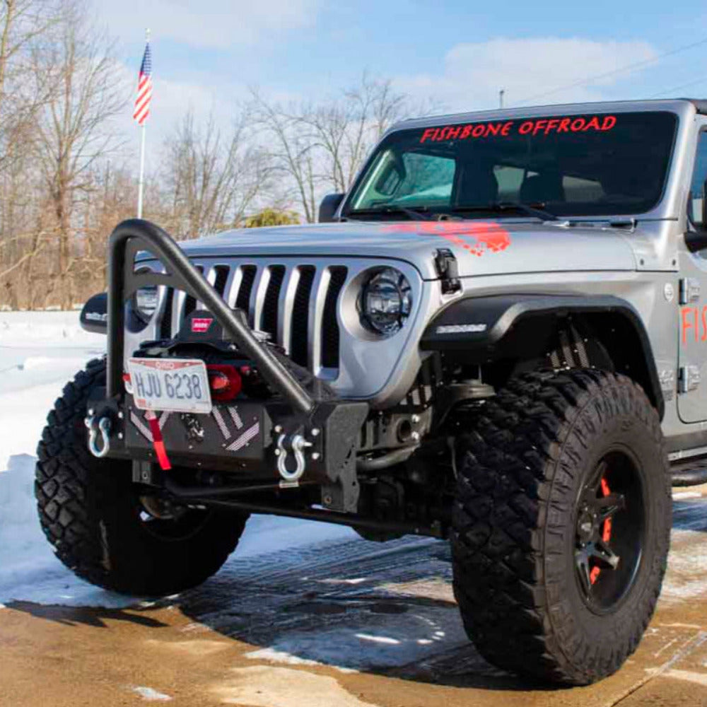 Fishbone Offroad - Front Bumper Stinger Bar for Barracuda Series - 2007-Current Wrangler/Gladiator