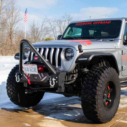 Fishbone Offroad - Front Bumper Stinger Bar for Barracuda Series - 2007-Current Wrangler/Gladiator