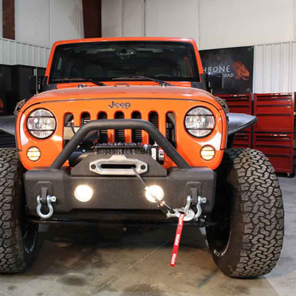 Fishbone Offroad - Front Bumper (Stubby) - 2007-2018 Wrangler