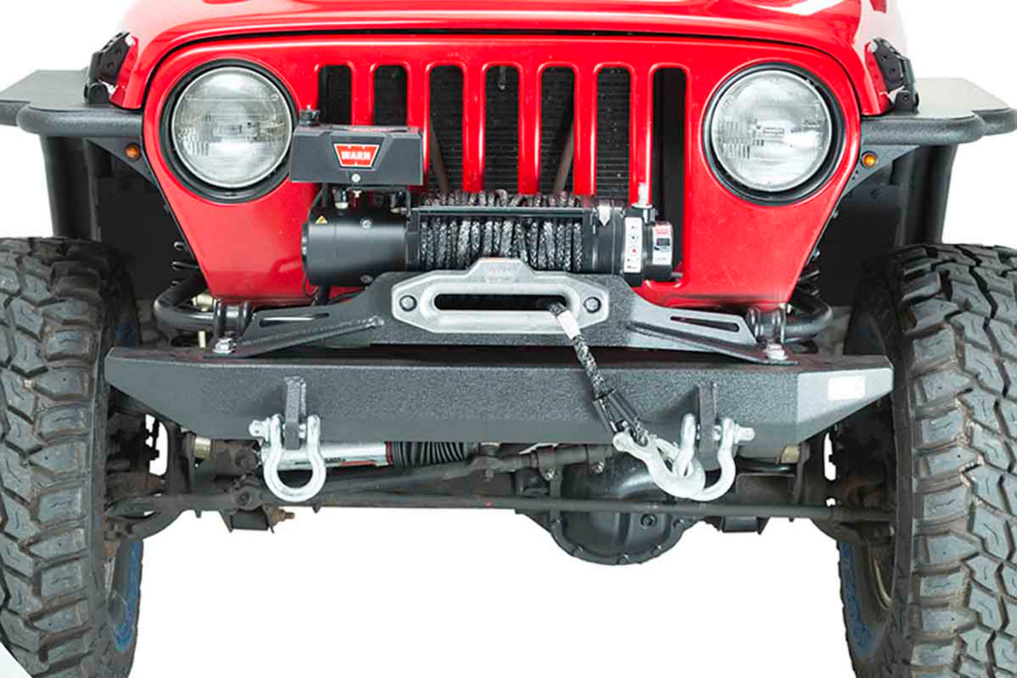Fishbone Offroad - Front Bumper Winch Plate for Piranha Series - 1987-2006 Wrangler