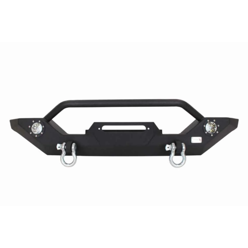 Fishbone Offroad - Front Bumper w/ LEDs - 1987-2006 Wrangler