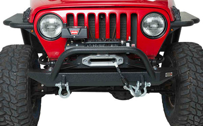 Fishbone Offroad - Front Bumper w/ Winch Guard | Piranha Series - 1987-2006 Wrangler
