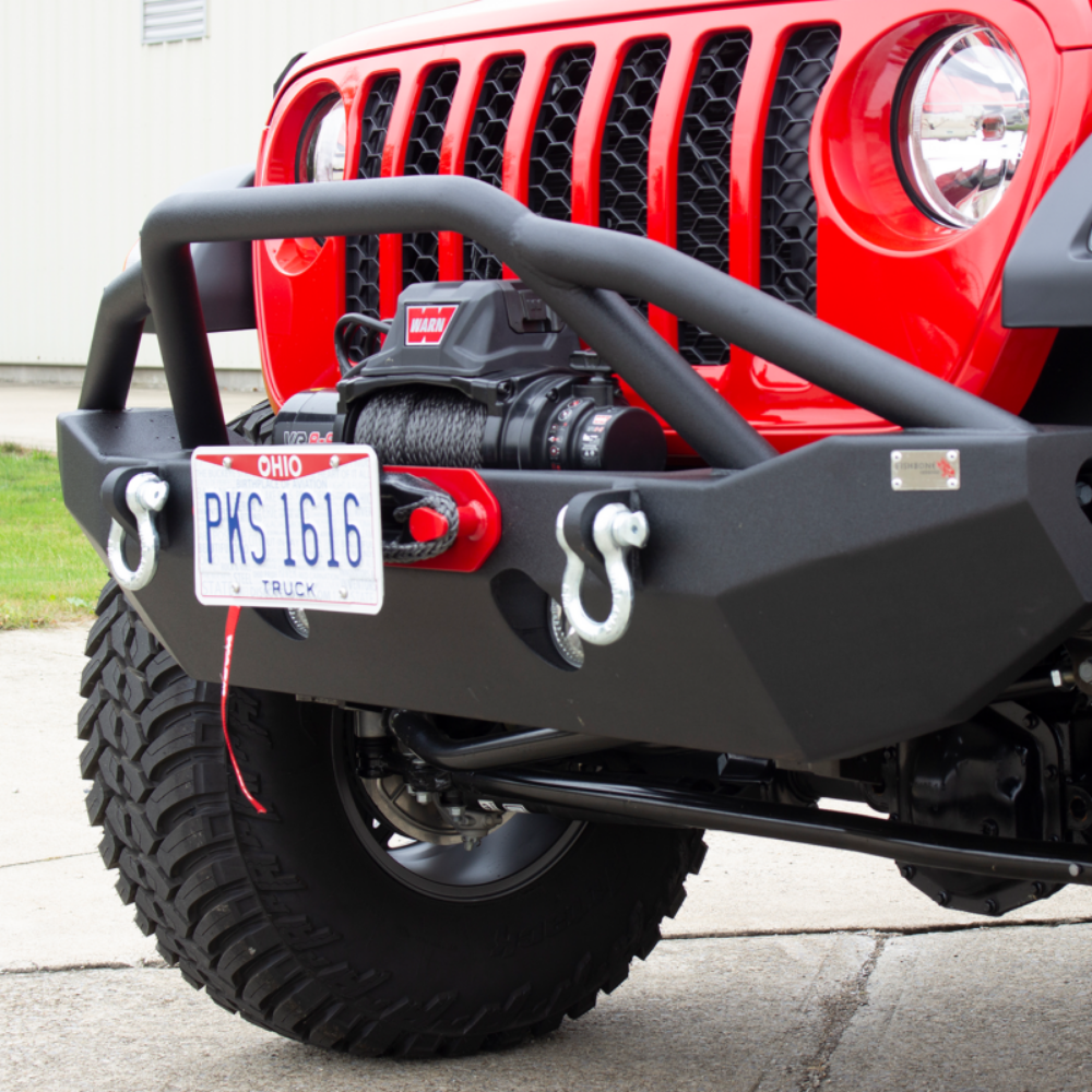 Fishbone Offroad - License Plate Bracket for Hawse Fairlead - 1987-Current Wrangler/Gladiator