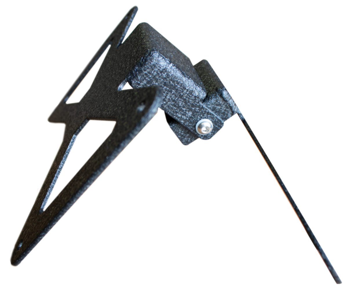 Fishbone Offroad - License Plate Bracket for Hawse Fairlead - 1987-Current Wrangler/Gladiator