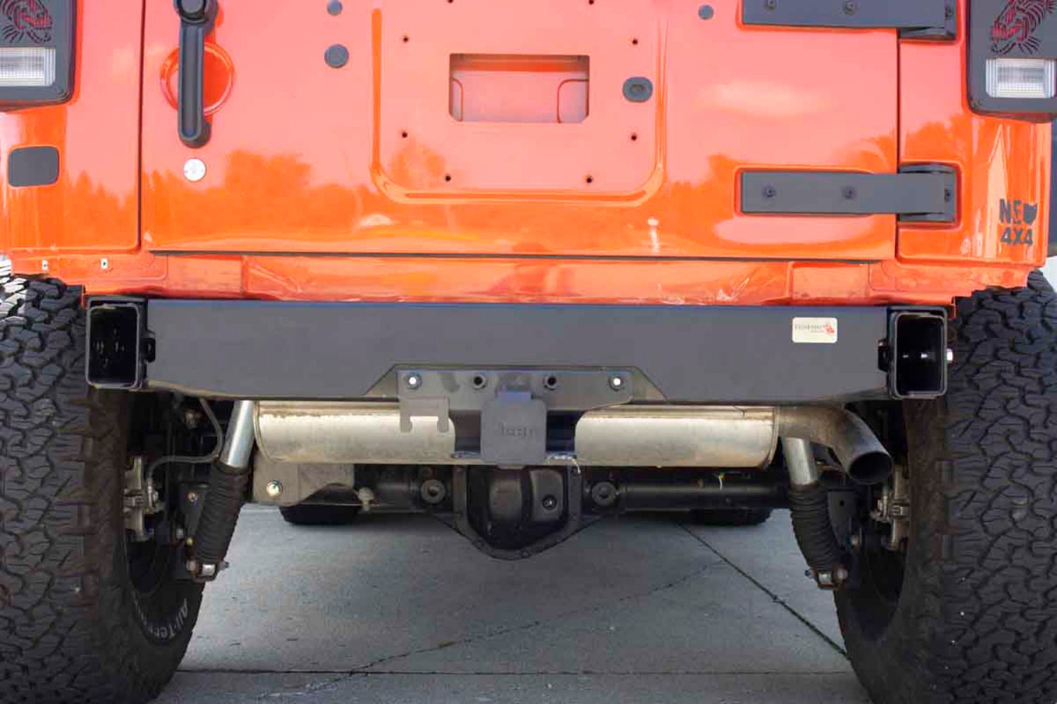 Fishbone Offroad - Rear Bumper Delete - 2007-2018 Wrangler