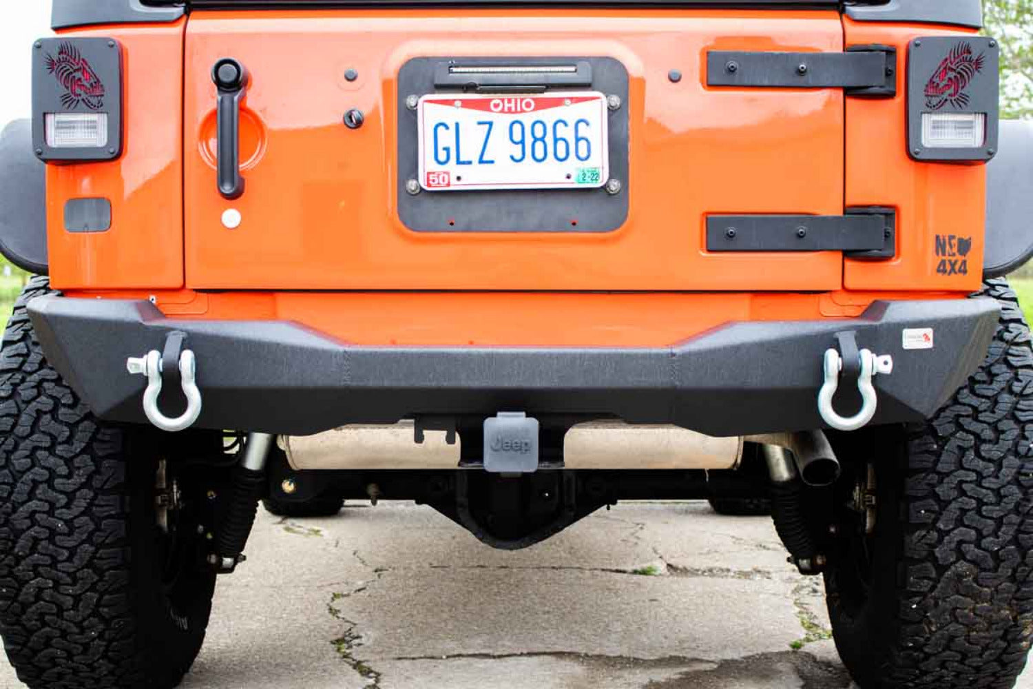 Fishbone Offroad - Rear Bumper | Mako Series - 2007-2018 Wrangler