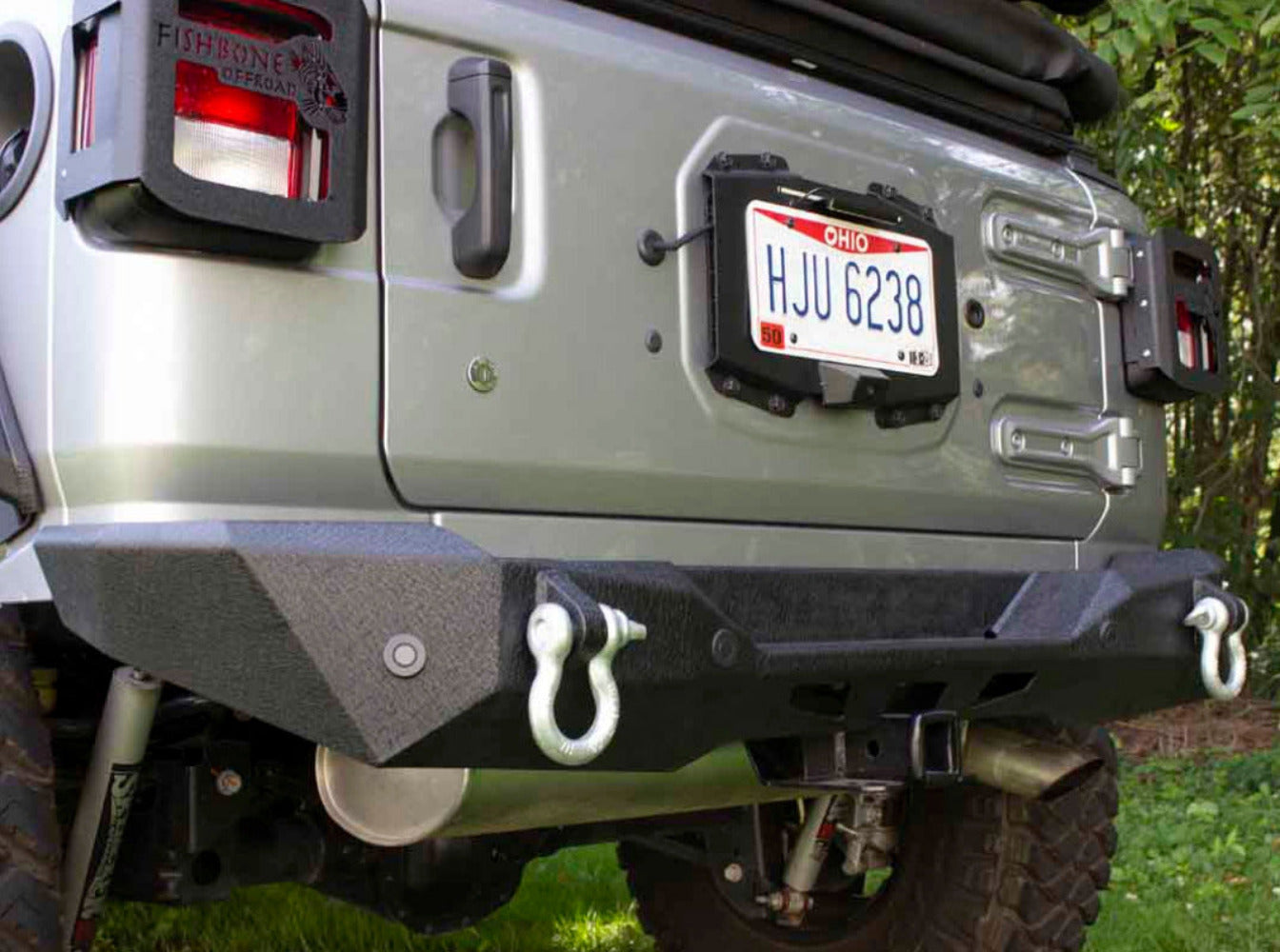 Fishbone Offroad - Rear Bumper | Mako Series - 2018-Current Wrangler