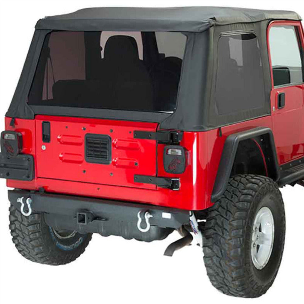 Fishbone Offroad - Rear Bumper w/ 2-inch Receiver - 1987-2006 Wrangler