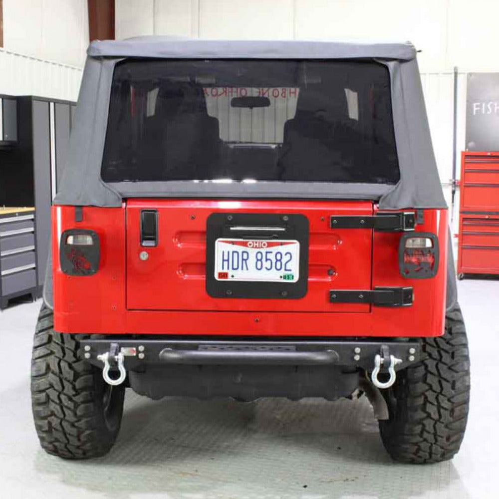 Fishbone Offroad - Rear Bumper w/ Step - 1987-2006 Wrangler