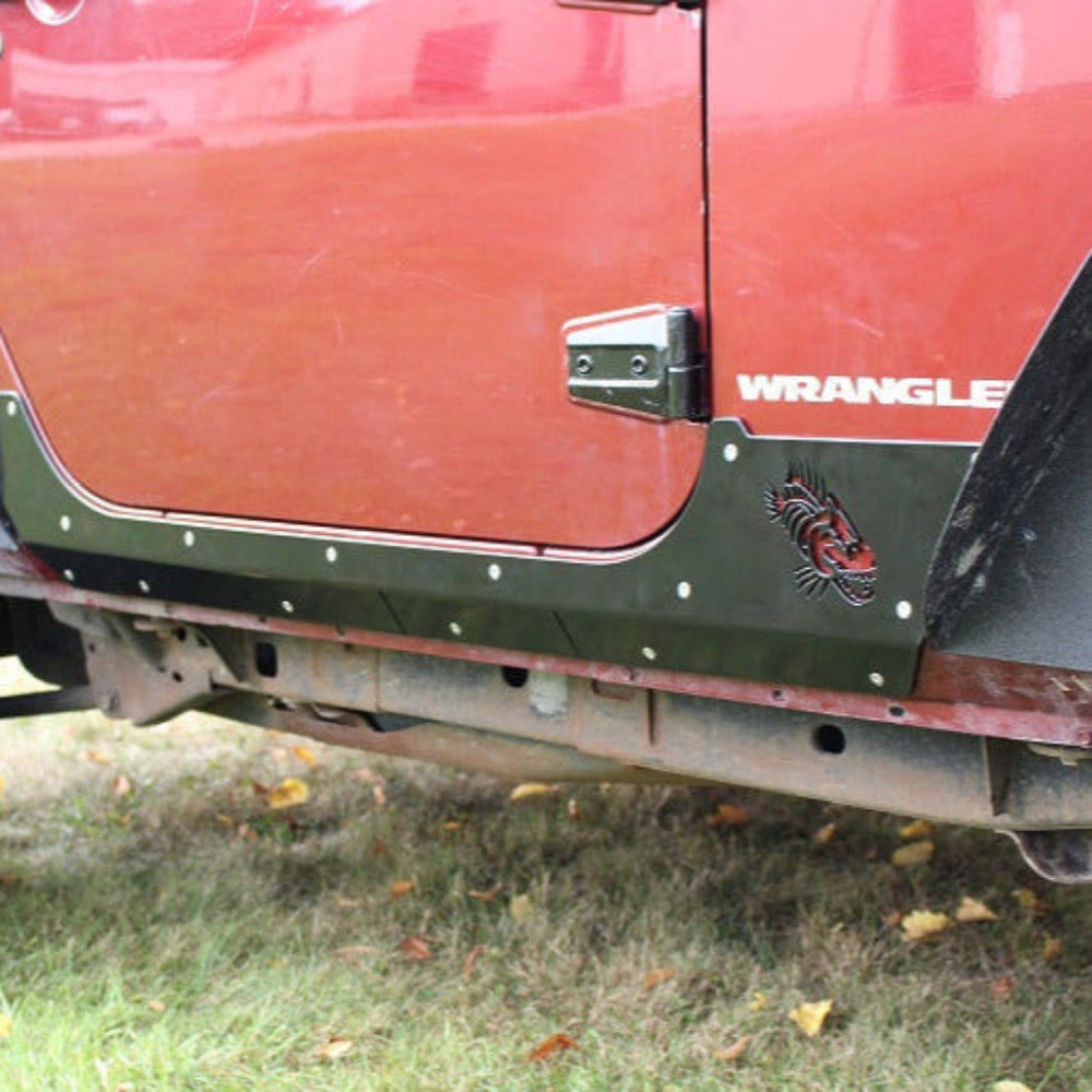 Fishbone Offroad - Rocker Panel Armor - 2007-2018 Wrangler JK