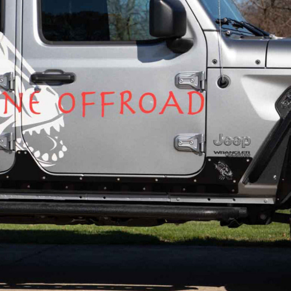 Fishbone Offroad - Rocker Panel Armor - 2018-Current Wrangler JLU