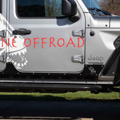 Fishbone Offroad - Rocker Panel Armor - 2018-Current Wrangler JLU