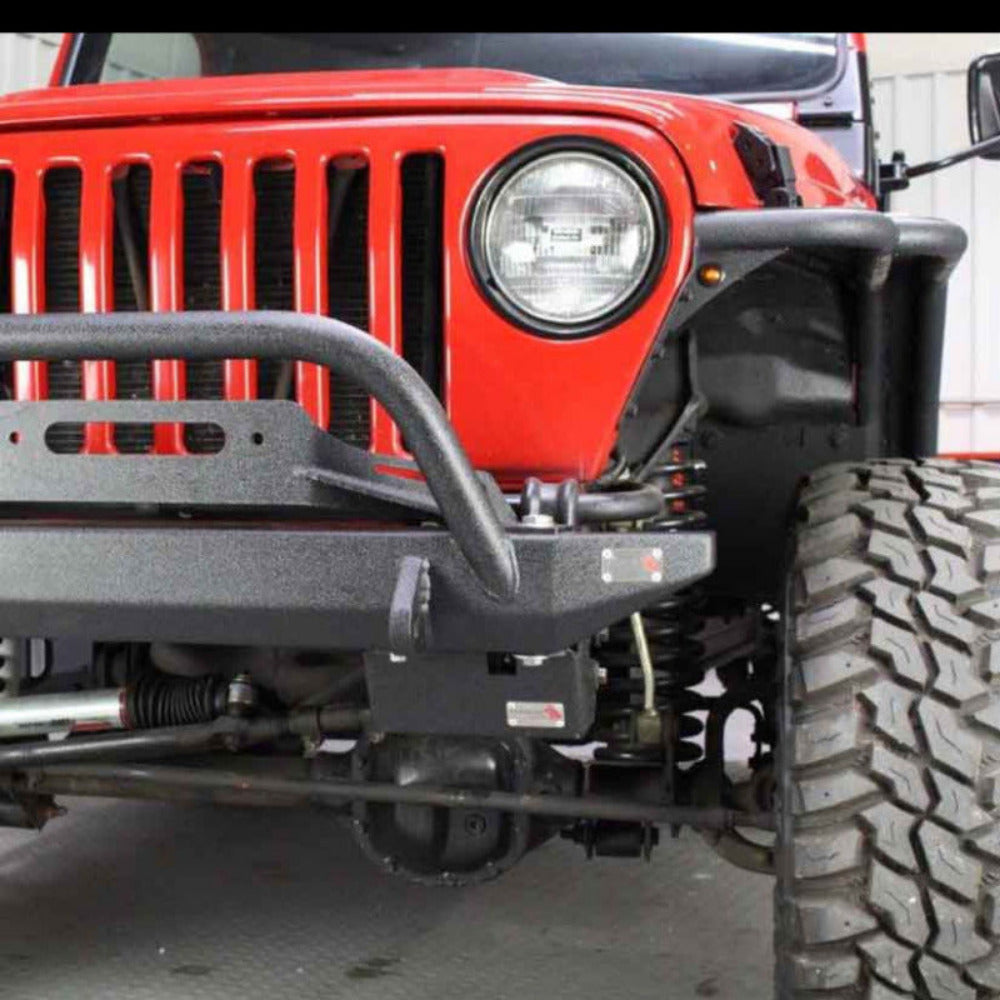 Fishbone Offroad - Steering Box Skid Plate - 1997-2006 Wrangler