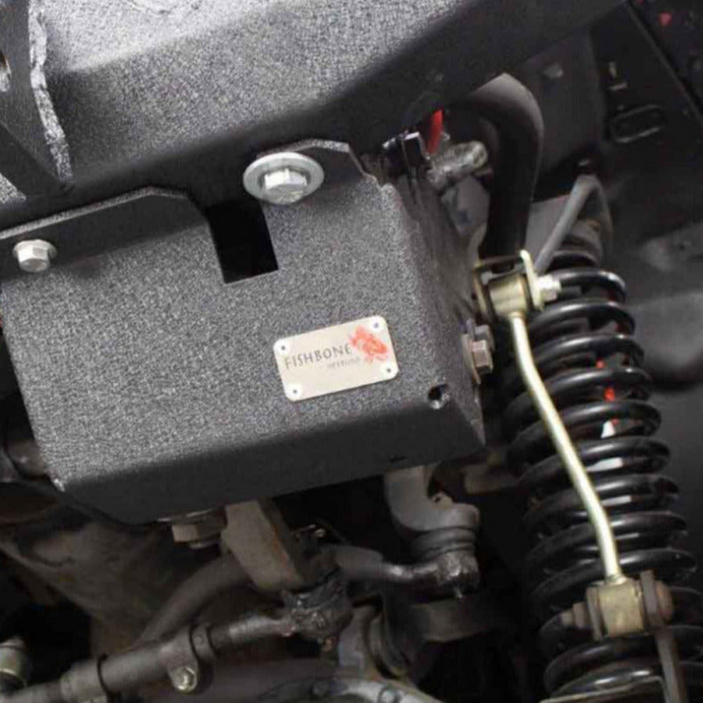 Fishbone Offroad - Steering Box Skid Plate - 1997-2006 Wrangler