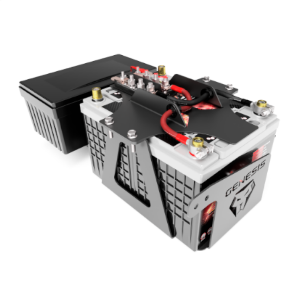 Genesis Offroad - Battery Replacement Kit for Group 25 Batteries - 2018-Current Wrangler/Gladiator